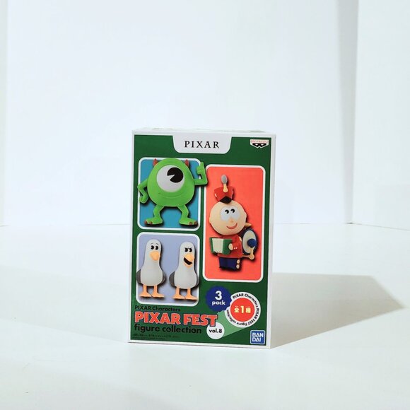 New Banpresto Disney Characters Pixar Fest 3 Figures vol.8 Mike Japan Toreba - Picture 2 of 5